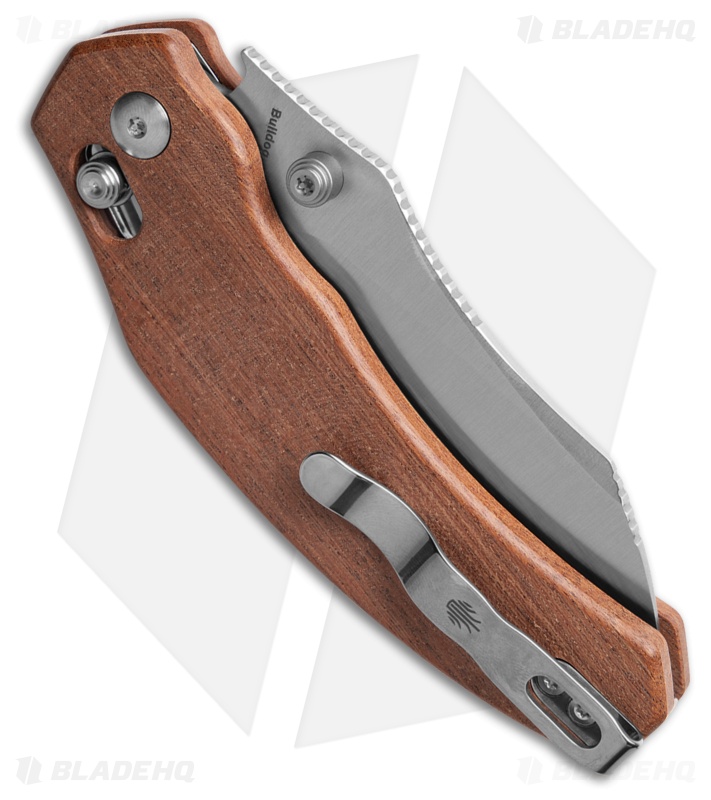Kizer Bulldog Pocket Knife Mkuruti Wood V3672A2