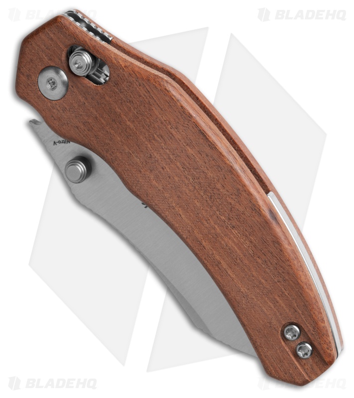 Kizer Bulldog Pocket Knife Mkuruti Wood V3672A2
