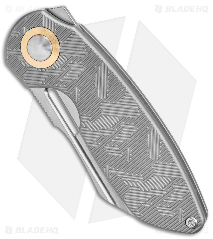 Kizer October Cleaver Frame Lock Knife Titanium - Blade HQ