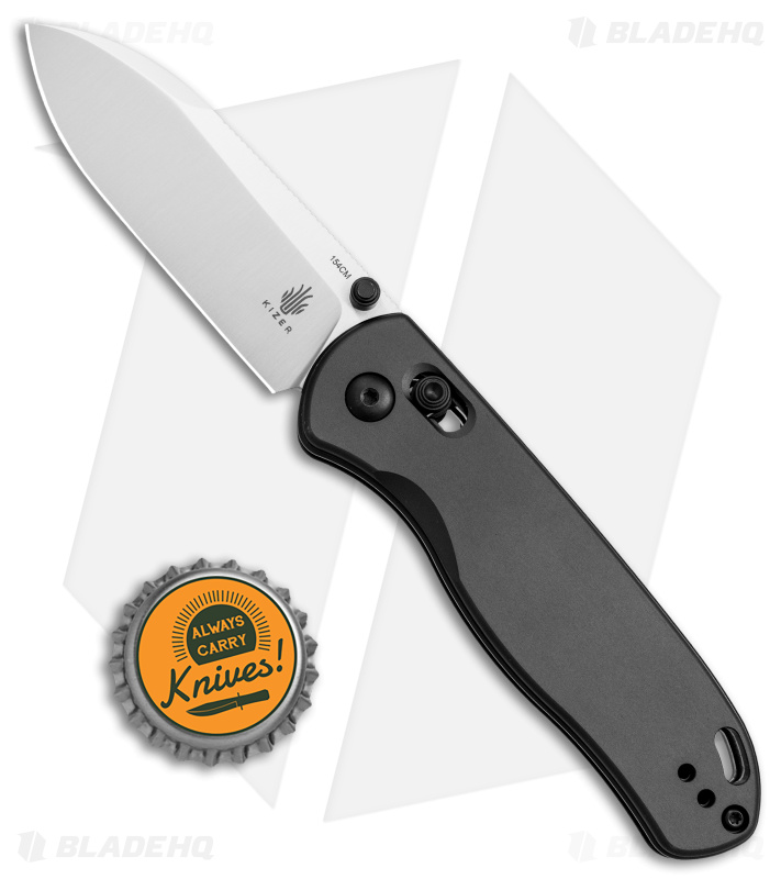 Kizer Drop Bear Clutch Lock Gunmetal Aluminum/Satin