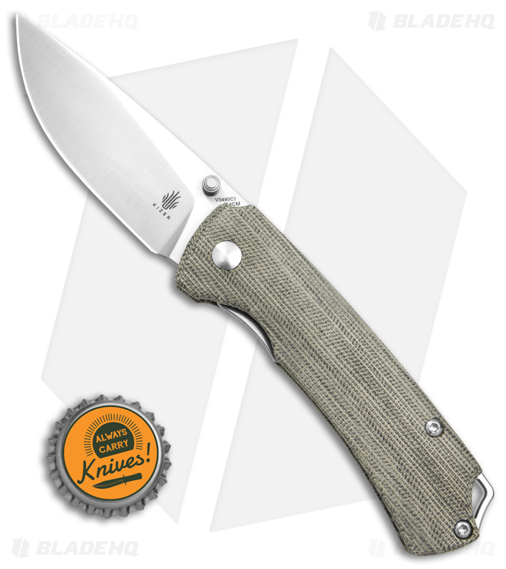 Kizer Uli Hennicke T1 Frame Lock Micarta (SW) - Blade HQ