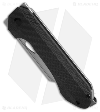 Kizer Huldra Pocket Knife Black Carbon Fiber/Ti Black S45VN