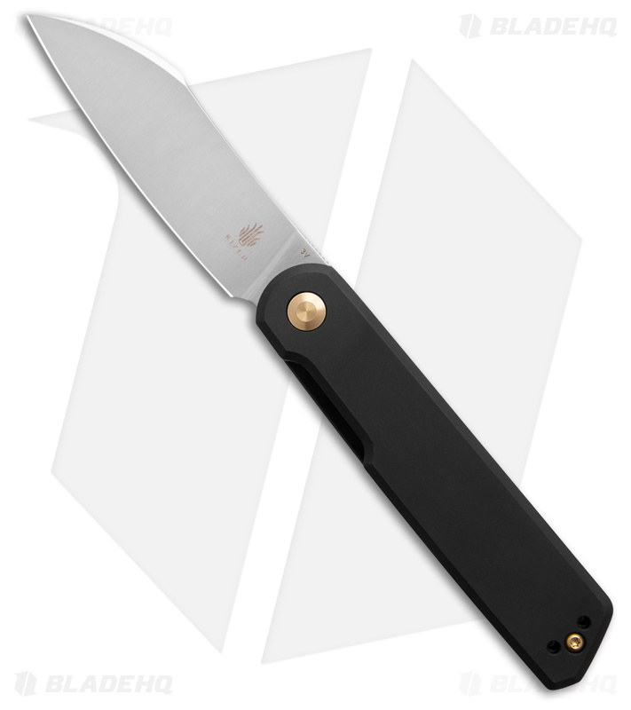 たむあき Kizer River Cat Frame Lock Knife Titanium (3.375
