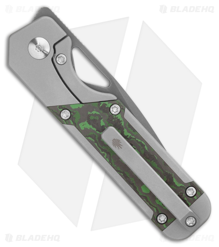 Kizer Mini Militaw Frame Lock Knife Titanium + Jungle Wear FC (2.8" Gray)