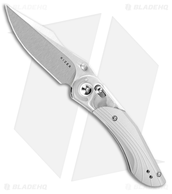 Kizer Mini Mystic Knife Gray Aluminum/Acrylic Satin