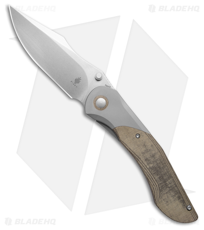 ☆Remy☆ Kizer Torngat Frame Lock Knife Titanium - Blade HQ
