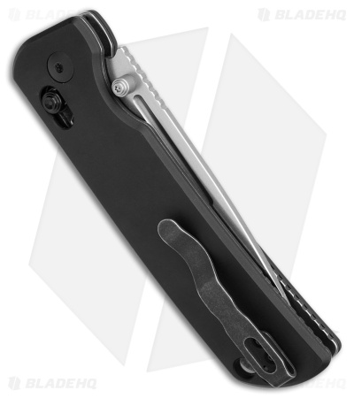 Kizer Pinkerton Escort Bar Lock Knife Black Aluminum (3.5" Stonewash 20CV) 