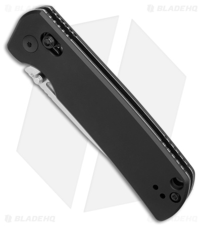 Kizer Pinkerton Escort Bar Lock Knife Black Aluminum (3.5" Stonewash 20CV) 