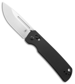 Kizer Pinkerton Escort Bar Lock Knife Black Aluminum (3.5" Stonewash 20CV) 