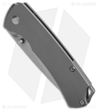 Kizer Uli Hennicke T1 Frame Lock Knife Titanium (3.2" Stonewash) Ki3490