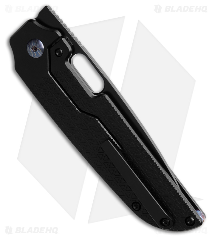 Kizer Varatas Frame Lock Knife Black Titanium Black
