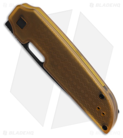 Kizer Varatas Liner Lock Knife Yellow PEI (3.2" Black) V3637C1