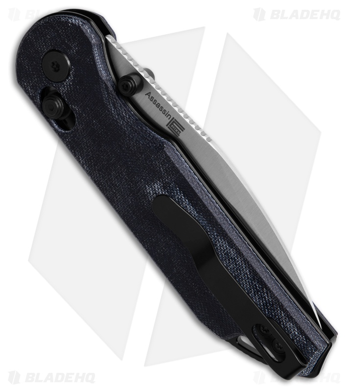 Kizer Assassin Clutch Lock Knife Denim Micarta