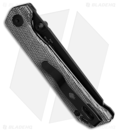 Kizer Mini Begleiter Liner Lock Knife Black Micarta (2.8" Black) V3458RA1