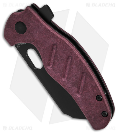 Kizer Mini Sheepdog C01C Flipper Knife Red Richlite (2.6" Black 4V) V3488A5