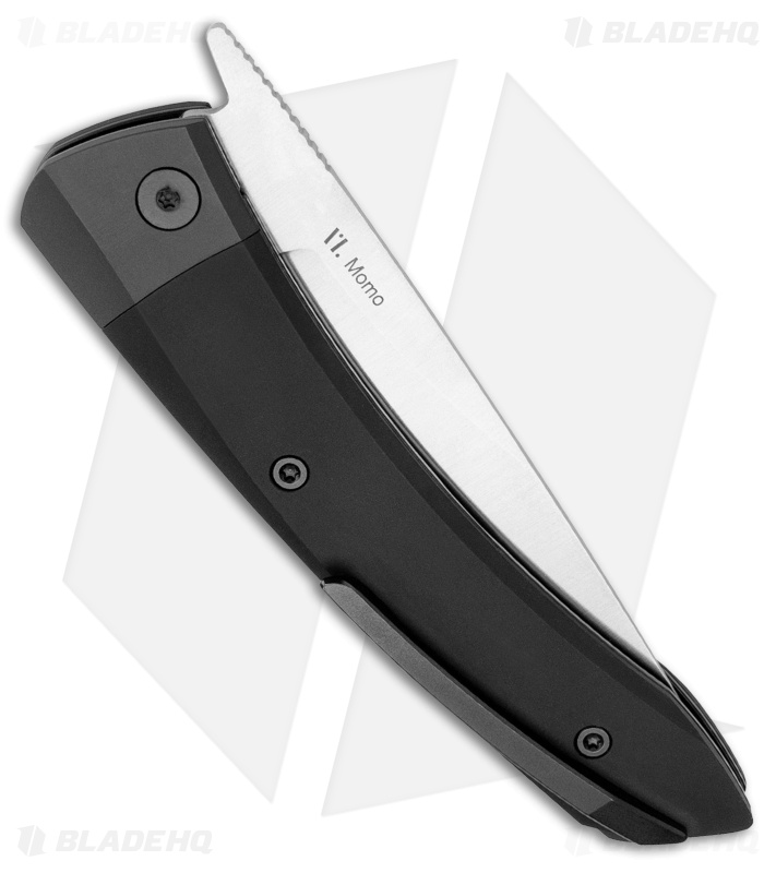 Kizer Momo Liner Lock Knife Black Aluminum Satin