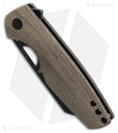 Kizer Sparrow Liner Lock Knife Green Micarta (3" Black Stonewash) V3628C2