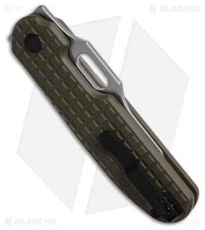 Kizer Cormorant Button Lock Knife Green G-10 (3.15" SW 154CM) V4562C1