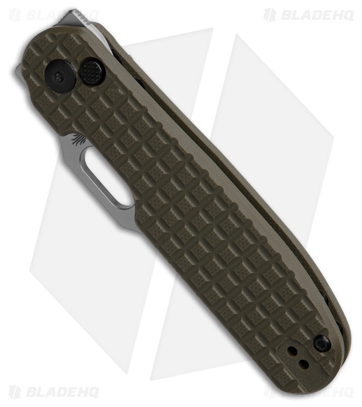 Kizer Cormorant Button Lock Knife Green G-10 (3.15" SW 154CM) V4562C1