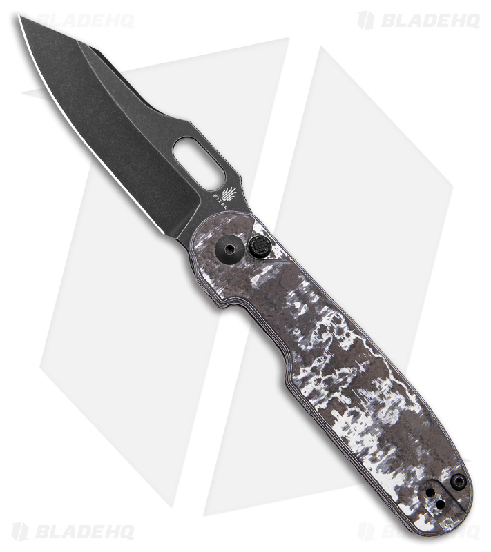 Kizer Cormorant Plunge Lock Fat Carbon (Black) - Blade HQ