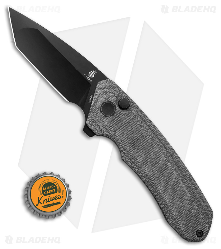 Kizer Mad Tanto Plunge Lock Black Micarta (Black)