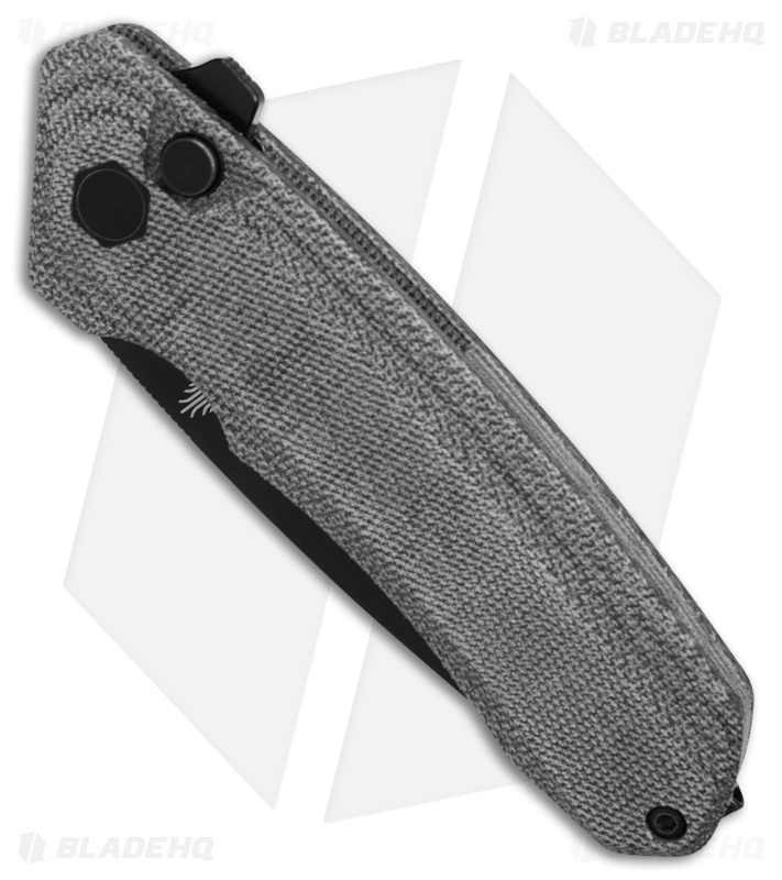 Kizer Mad Tanto Plunge Lock Black Micarta (Black)