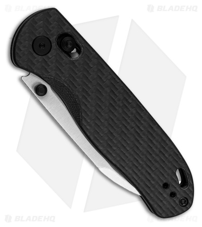 Kizer Azo Drop Bear Clutch Lock Knife Carbon Fiber/G-10 (3" Satin)