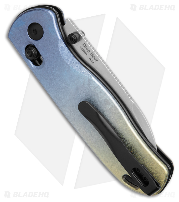 Kizer Azo Drop Bear Knife | Clutch Lock Knife Titanium