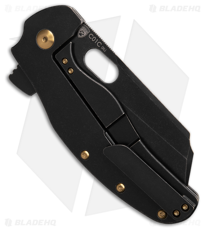 Kizer Sheepdog XL Frame Lock Knife Black Titanium (4