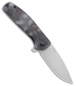 Kizer Laconico Gemini Frame Lock Knife Raffir Left Hand (3.1" Stonewash S35VN) 