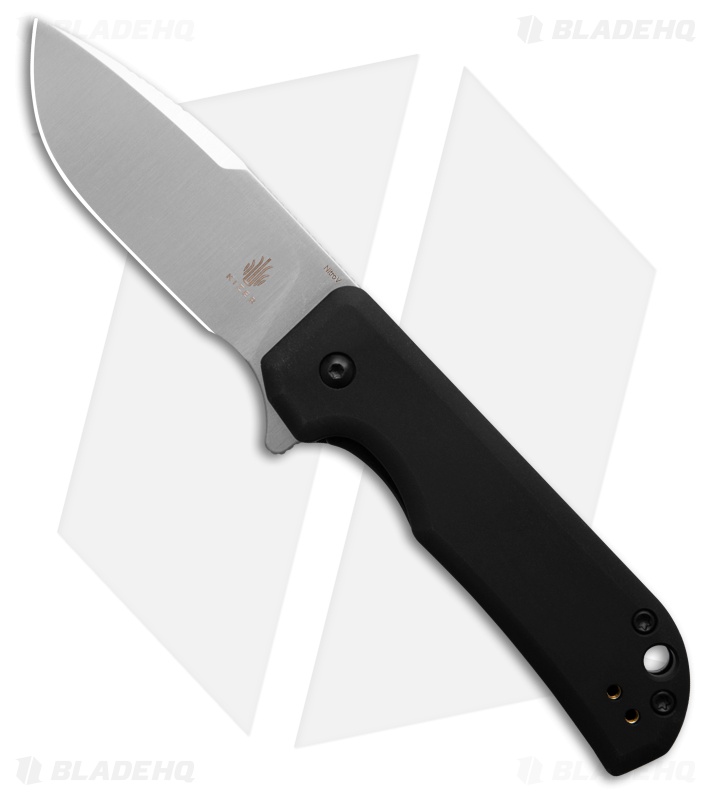 Kizer Azo Nice Guy Liner Lock Knife Black Aluminum (2.4" Satin)
