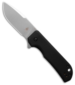 Kizer Comet Knife Dark Brass/Red Denim Micarta (Satin)