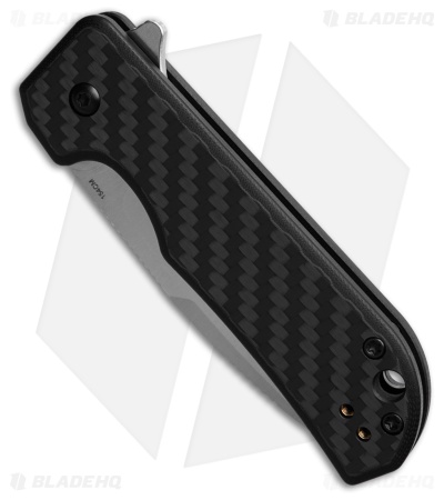 Kizer Azo Nice Guy Liner Lock Knife Carbon Fiber (2.4" Satin)
