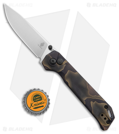 Kizer Azo Vanguard Begleiter 2 Button Lock Knife Raffir (3.5" Satin)