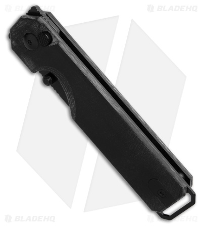 Kizer KUH Button Lock Knife Black Micarta (3.2" Black 154CM) 