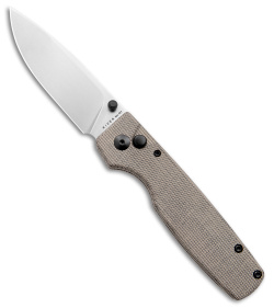 Kizer Vanguard Original XL Button Lock Knife Micarta (3" Satin 154CM)