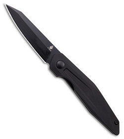 Kizer Vanguard Series Spot Liner Lock Knife Black Aluminum (3" Black) V3620C2