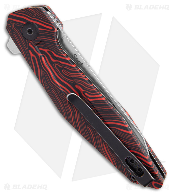 Kizer Vanguard Spot | Red-Black G-10 | Blade
