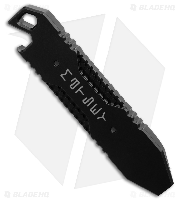 Matsey HEXBAR Green Micarta Titanium Pry Bar (3.5" Black Stonewash)