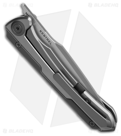 Maxace Kestrel TC4 Frame Lock Knife Big Spearhead (3.85" Satin) M06A