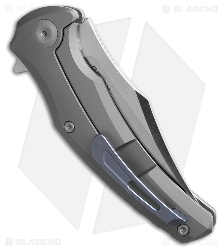 Maxace Orion MagnaCut Frame Lock Knife Gray Titanium (3.7" Satin) M23A