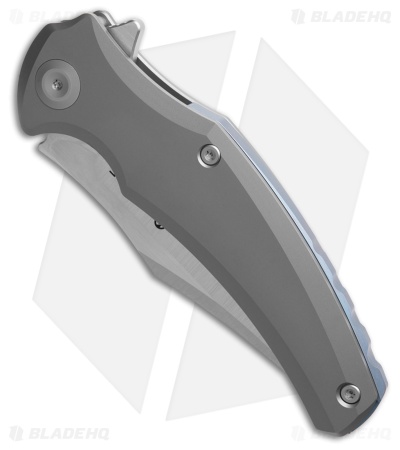 Maxace Orion MagnaCut Frame Lock Knife Gray Titanium (3.7" Satin) M23A