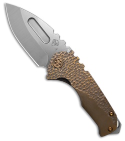 Medford Praetorian Genesis T Knife Sculpted Bronze W/Cobblestone Fade (3.4" SW)