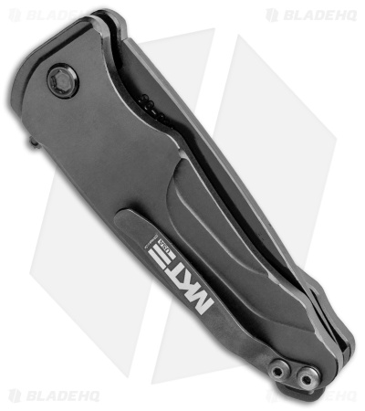 Medford Smooth Criminal Plunge Lock Flipper Knife Black (3" PVD)