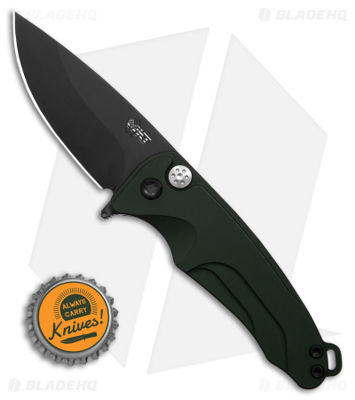 Medford Smooth Criminal Plunge Lock Flipper Knife OD Green (3" PVD)