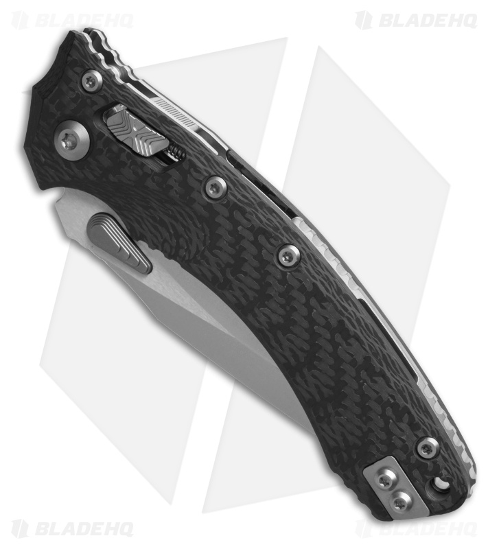 Microtech Amphibian Prototype Ram-Lok S/E Knife Carbon Fiber (3.9" Stonewash)