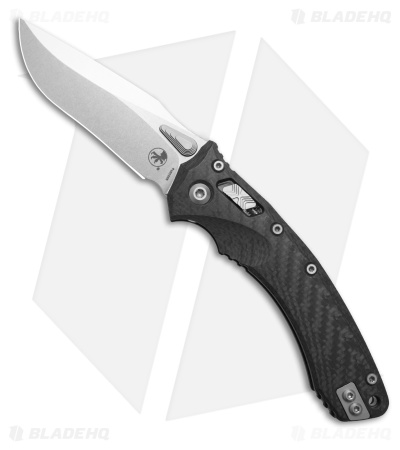 Microtech Amphibian Prototype Ram-Lok S/E Knife Carbon Fiber (3.9" Stonewash)