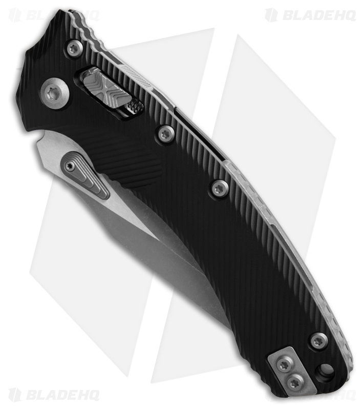 Microtech Amphibian Ram-Lok S/E Knife Fluted Black (3.9" Apocalyptic Serr)