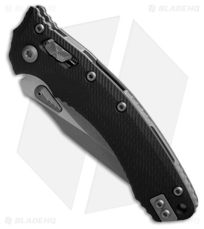 Microtech Amphibian Ram-Lok S/E Manual Knife Black G-10 (3.9" Apocalyptic)