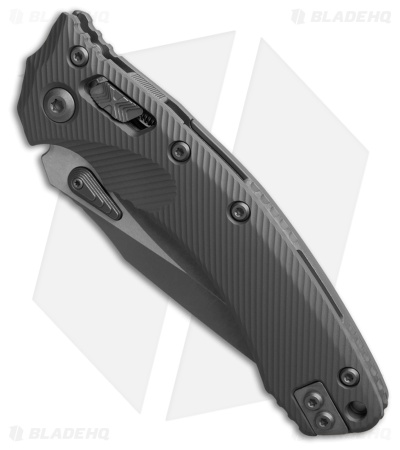 Microtech Amphibian Ram-Lok Knife Fluted Natural Clear Aluminum (3.9" Apoc)
